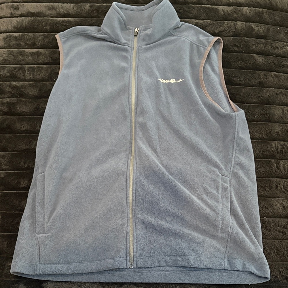 Eddie Bauer Blue Fleece Vest